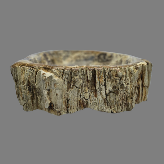 Large Petrified Wood Sink